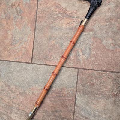 Vintage Dog Handle Swagger Stick!