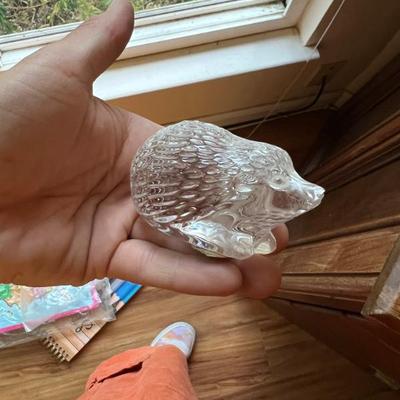 Waterford Crystal hedgehog