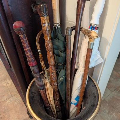 Cane/Walking stick & umbrella collection!