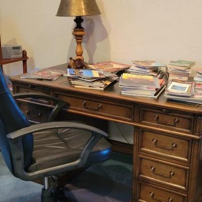 Desk and Computer Chair