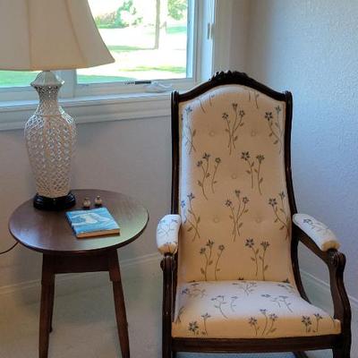 Sale Photo Thumbnail #117: Rocker and Side Table