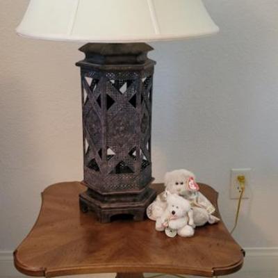 Sale Photo Thumbnail #84: Side Table and Lamp