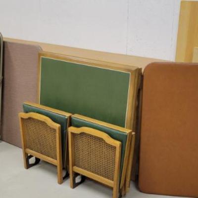 Sale Photo Thumbnail #106: Card Tables and Chairs
