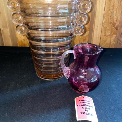 Cranberry Vase Plus