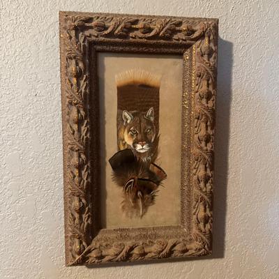 Cougar on Feather