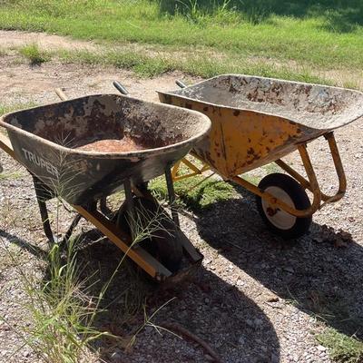 Two Wheelbarrows