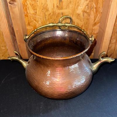 Hammered Cooper Urn