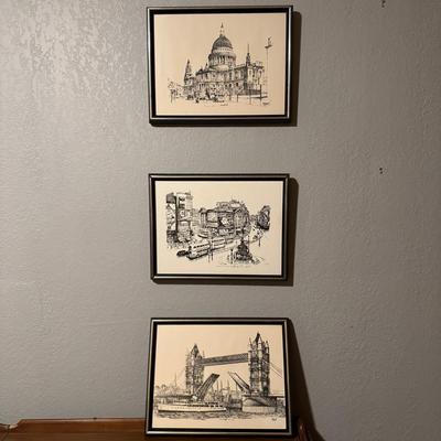 Three London Prints by Hans