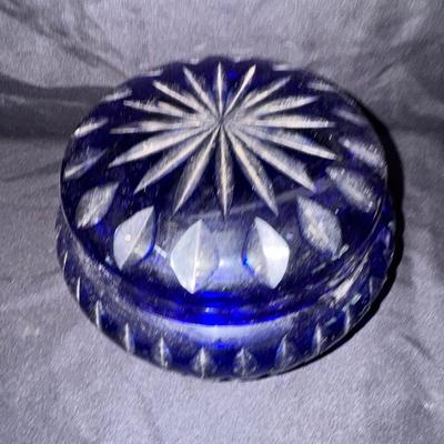 Glass Rose Bowl