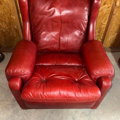 Red Leather Chair #2