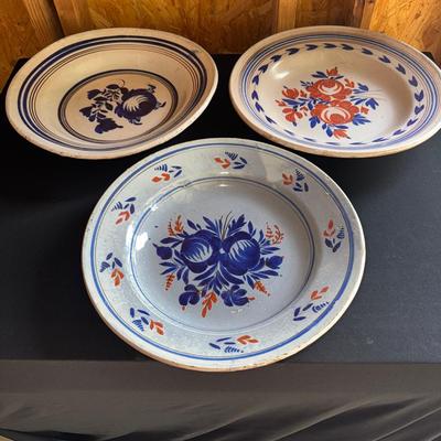 Pottery Bowl Trio