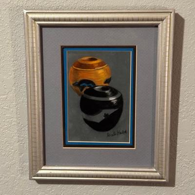 Pottery in Pastel - Signed by Gale Holt