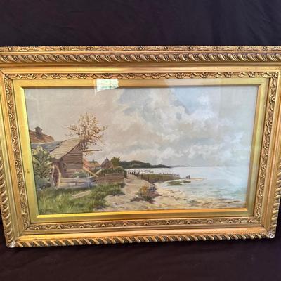 D. Bark Signed Painting