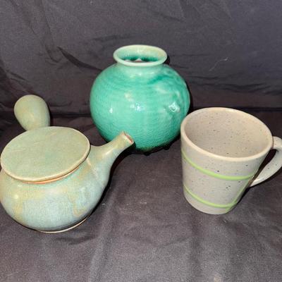 Blue Hued Pottery