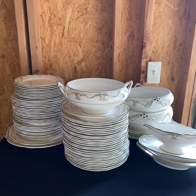 Yellow Floral Dishes