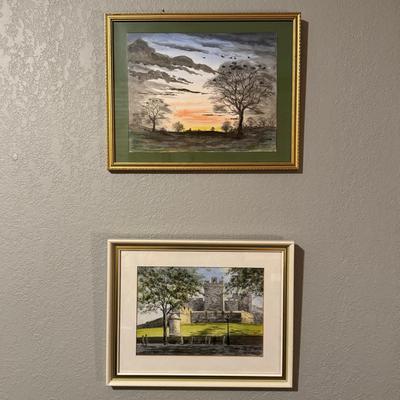 Watercolor Art - Signed by Moore