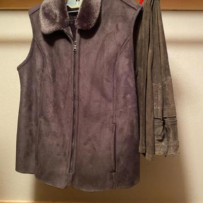 Dark Brown Suede Pants Plus