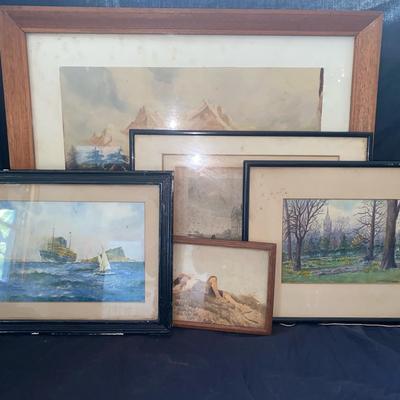 Various Vintage Art