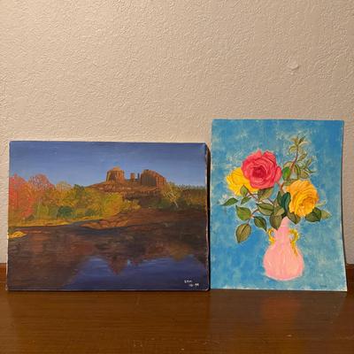 Unframed Paintings - Signed by Bam 