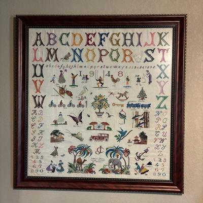 Framed Crosstitch