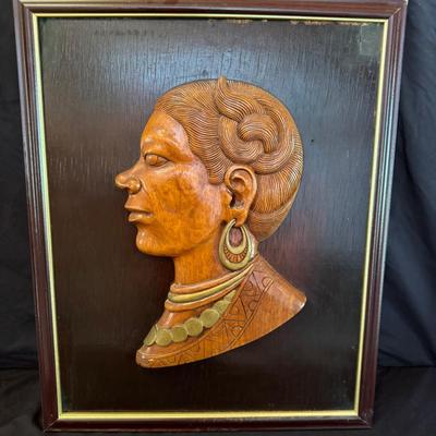 Carved Woman With Jewelry 