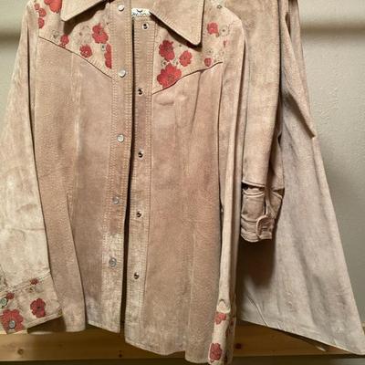 Floral & Suede Suit