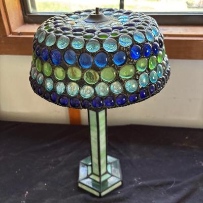 Stained Glass Lamp With Globe