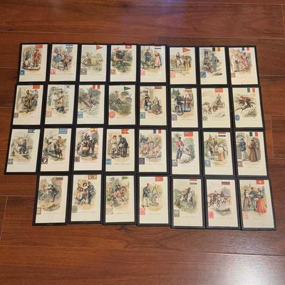 Pc Posts of the World Vintage Postcards Large Collection 