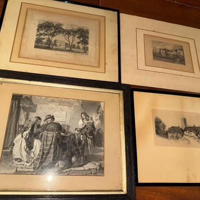 Four Old Prints 