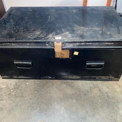 Black Metal Trunk 