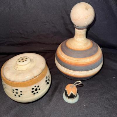 Trio Of Pottery