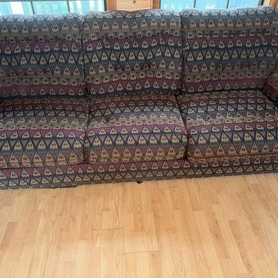 Couch With Native American Flare