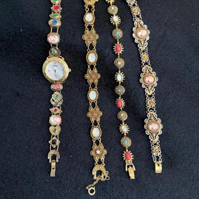 Vtg Bracelet And Watch Lot