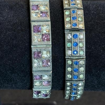 Vintage ALLco Art Deco Bracelets