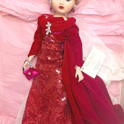 Red Sequined Gown-86003 Madame Alexander 