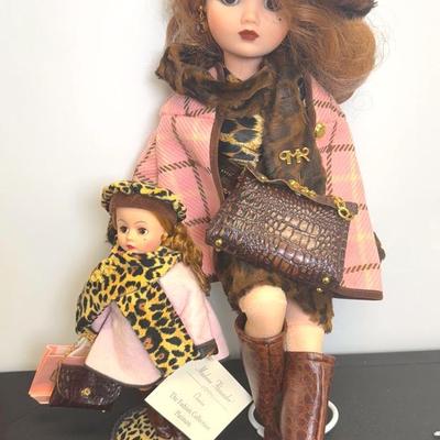 Travel Ensamble- 67305 And Coral And Leopard -22180 Madame Alexander 
