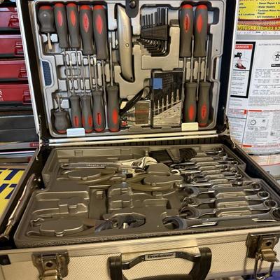 Tools in metal case from sharper image