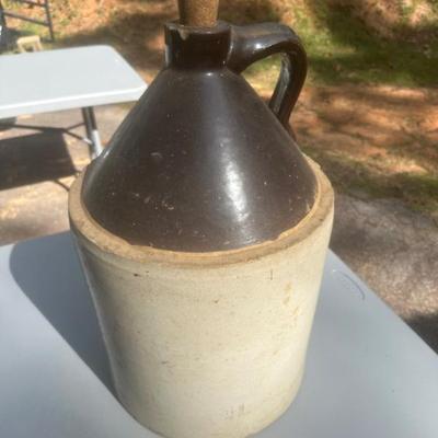 Antique Stoneware Whiskey Jug