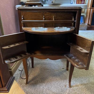 Inside Vintage cabinet