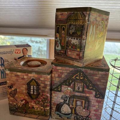 Wooden canister set