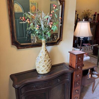Beautiful cabinet and mirror