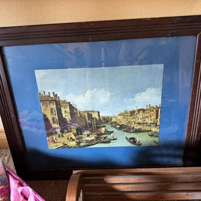 Framed artwork 