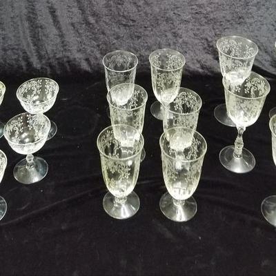 Sale Photo Thumbnail #74: Fostoria crystal