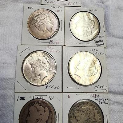 peach and morgan dollars