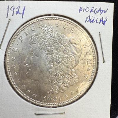 1921 Morgan Silver Dollar 