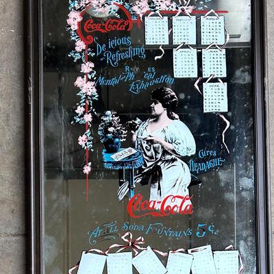 Vintage Coca-Cola Advertisement Mirror