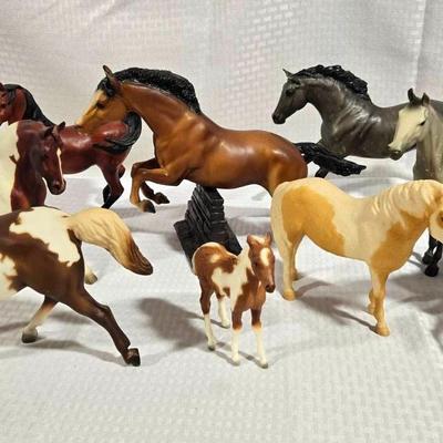 9 Vintage Breyer Horses Toys Collection 