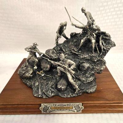 Chilmark Pewter Civil War Sculpture "The Swinging Gate" 