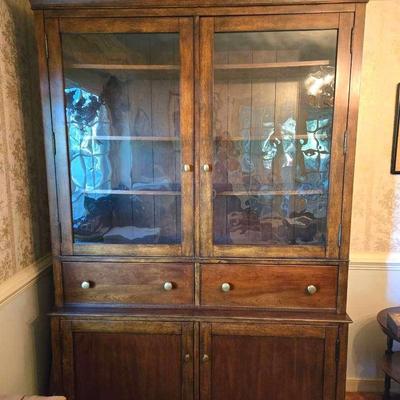 Martha Stewart Signature Cabinet W Wavy Glass 