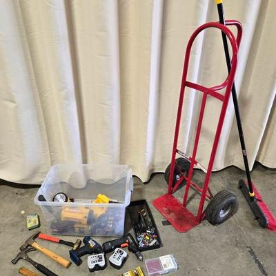 Hand Truck, Tools, Push Broom, Hardware